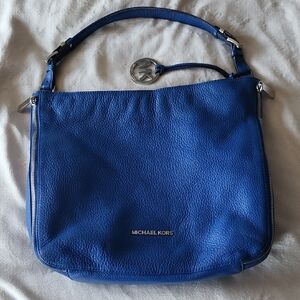 Michael Kors blue shoulder bag medium